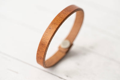 Thin Leather Bracelet - Valentines Day Gift - Secret Message - Hidden Words - You're my person - Gift for her - Bracelet for him