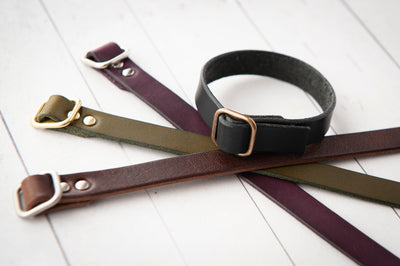 Personalized Gift - Leather Bracelet Handmade - Brown Leather Engraved