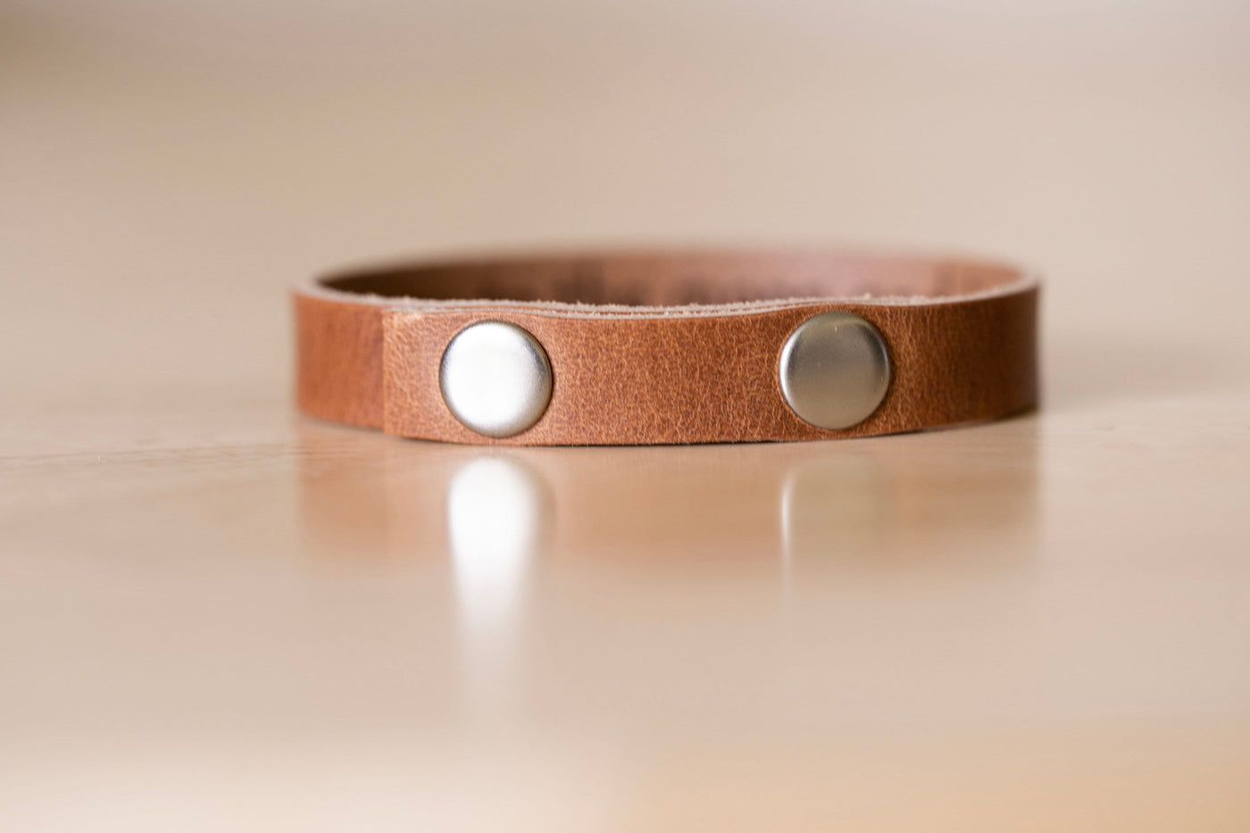 Leather Bracelet Snaps | Remember Your Why | Walnut + Brushed Nickel | Affirmation Gift For Her Mens Bracelet