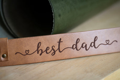 Best Dad Leather Bookmark | Father's Day Gift For The Book Lover | Custom Quote Engraving | Perfect Gift For Dad Pop Papa Grandpa