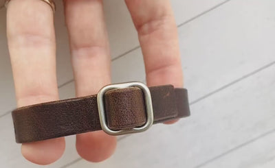 Maple Leathercraft Handmade Personalized Leather Bracelets